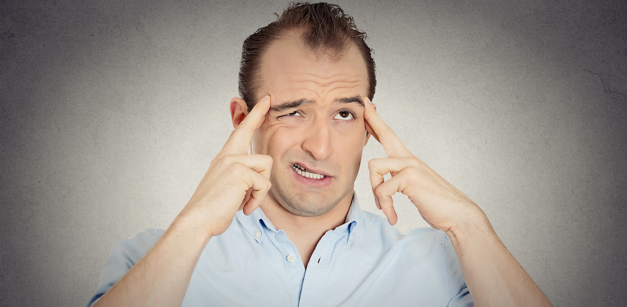 Man Trying To Remember Speech
